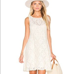 BNWT Free People Miles of Lace Dress Ivory